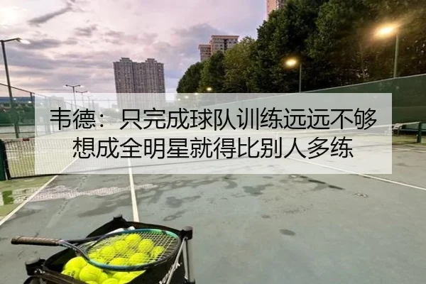 韦德:只完成球队训练远远不够 想成全明星就得比别人多练